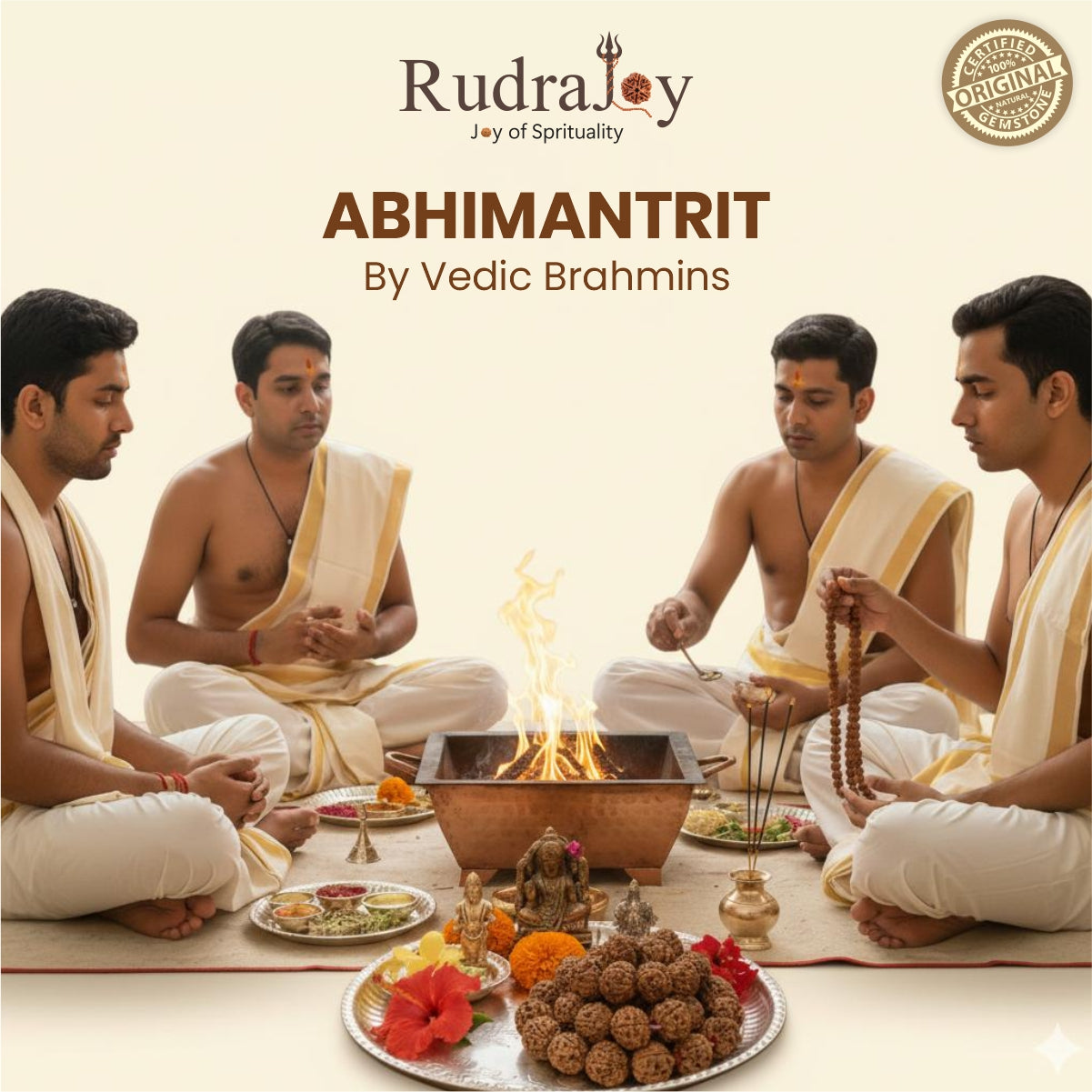 Original 1 Mukhi Rudraksha  |  Nepali Abhimantrit